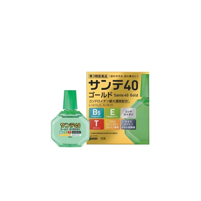 Santen Sante Medical 40 Gold Eye Drop | StoreJPN anti-aging Japanese eye drops