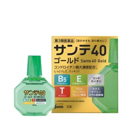 Santen Sante Medical 40 Gold Eye Drop | StoreJPN anti-aging Japanese eye drops