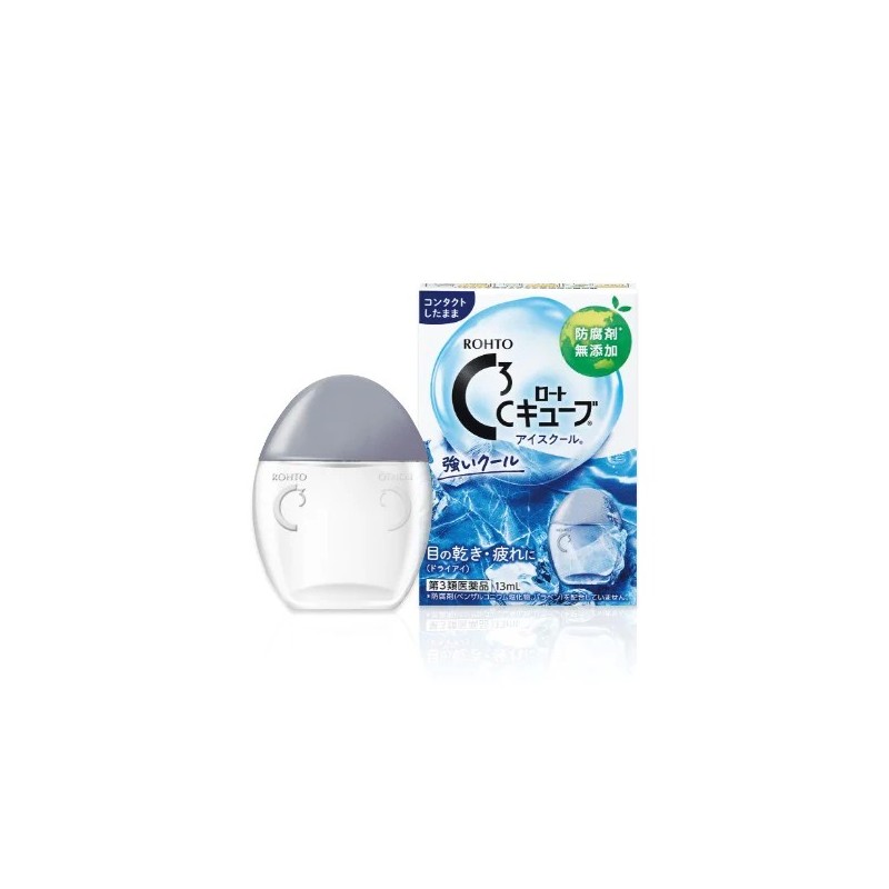 Rohto C3 Cube Eye Drop Ice | StoreJPN orzeźwiająco - chłodzące krople