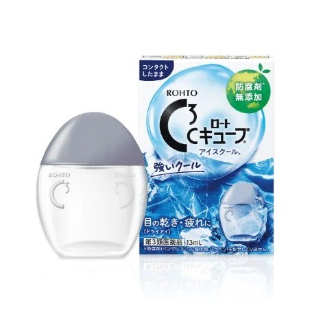 Rohto C3 Cube Eye Drop Ice | StoreJPN orzeźwiająco - chłodzące krople