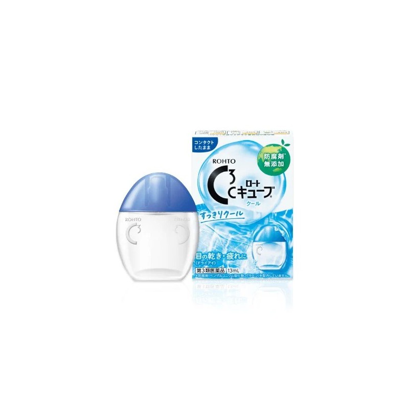 Rohto C3 Cube Eye Drop Cool | StoreJPN Refreshing moisturizing eye drops