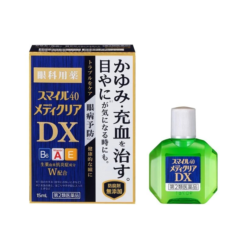 Lion Smile 40 Mediclear DX Eye Drops | StoreJPN relieve itchy and bloodshot eyes