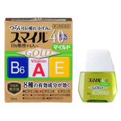 Lion Smile 40EX GOLD Mild Eye Drops | StoreJPN gently cooling eye drops