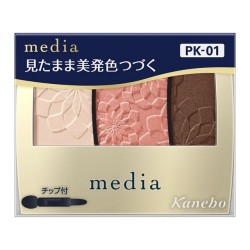 Kanebo Media Eye Gradated Color Eyeshadow | StoreJPN paleta 3 cieni do powiek