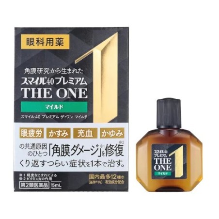 Lion Smile 40 Premium The One Mild Eye Drops | StoreJPN healing drops for aging eyes