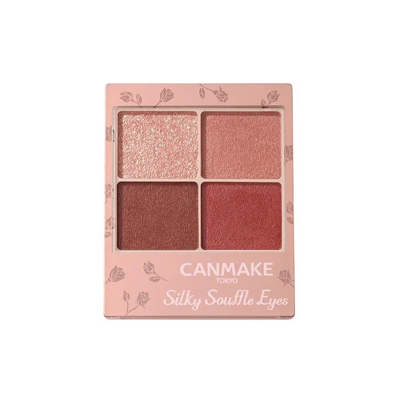Canmake Silky Souffle Eyes Matte Type | StoreJPN pallet of 4 eye shadows