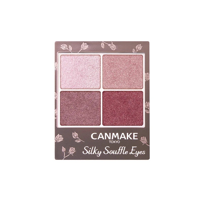 Canmake Silky Souffle Eyes Renewal | StoreJPN pallet of 4 eye shadows