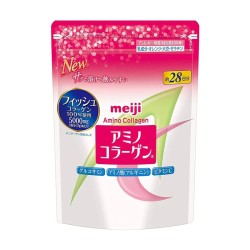 Meiji Amino Collagen Powder Supplement | StoreJPN low-molecular fish collagen