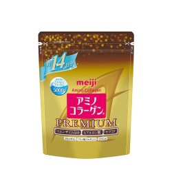 Meiji Amino Collagen PREMIUM Powder Supplement | StoreJPN low-molecular fish collagen