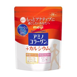 Meiji Amino Collagen Plus Calcium | StoreJPN collagen with calcium powder