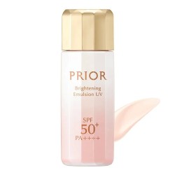 Shiseido PRIOR Brightening Emulsion UV SPF50+ PA++++ | StoreJPN for mature skin