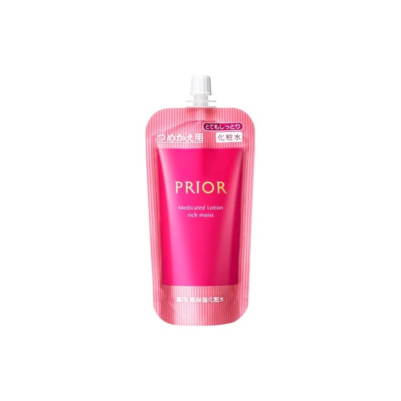 Shiseido PRIOR Medicated Lotion Rich Moist Refill | StoreJPN for mature skin