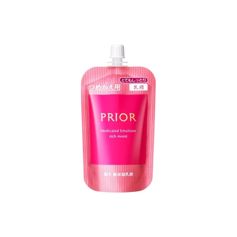 Shiseido PRIOR Medicated Emulsion Rich Moist Refill | StoreJPN for mature skin