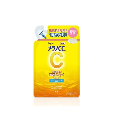 Rohto Melano CC Anti-Spot Brightening Milk Refill | StoreJPN A highly moisturizing emulsion