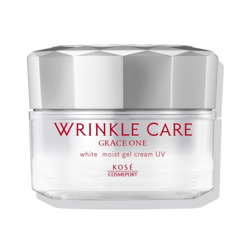 Kose Grace One Wrinkle Care White Moist Gel Cream UV SPF50+ PA++++ | StoreJPN Anti-wrinkle cream for aging skin