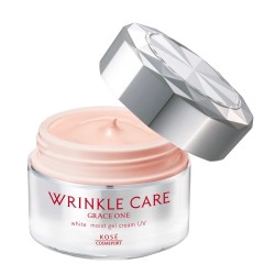 Kose Grace One Wrinkle Care White Moist Gel Cream UV SPF50+ PA++++ | StoreJPN Anti-wrinkle cream for aging skin
