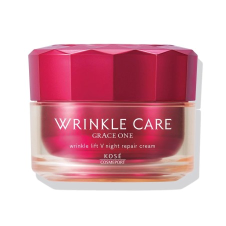 Kose Grace One Wrinkle Care Lift V Night Repair Cream  Wrinkle Care Lift V Night Re | StoreJPN regenerating night cream