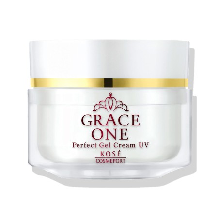 Kose Grace One Perfect Gel Cream UV SPF50+ PA++++ | StoreJPN przeciwzmarszczkowy krem do skóry starzejącej się