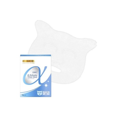 DHC Alpha Arbutin White Mask | StoreJPN serum essence sheets cotton