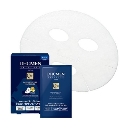 DHC MEN Skin Care Q10 Deep Moisture Face Mask | StoreJPN serum esencja maseczki pod oczy