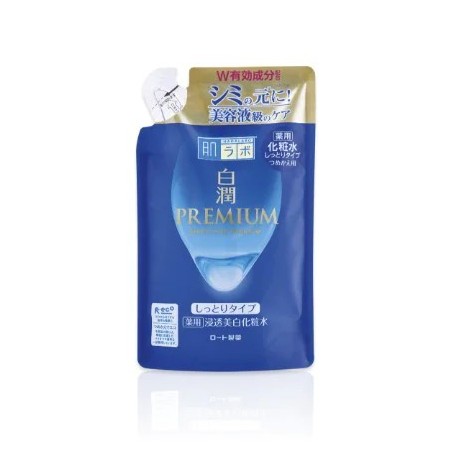 Rohto Hada Labo Shirojyun Premium Whitening Lotion Rich Moist Type Refill | StoreJPN
