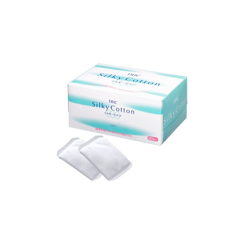 DHC Silky Cotton | StoreJPN płatki kosmetyczne do demakijażu oczu i ust