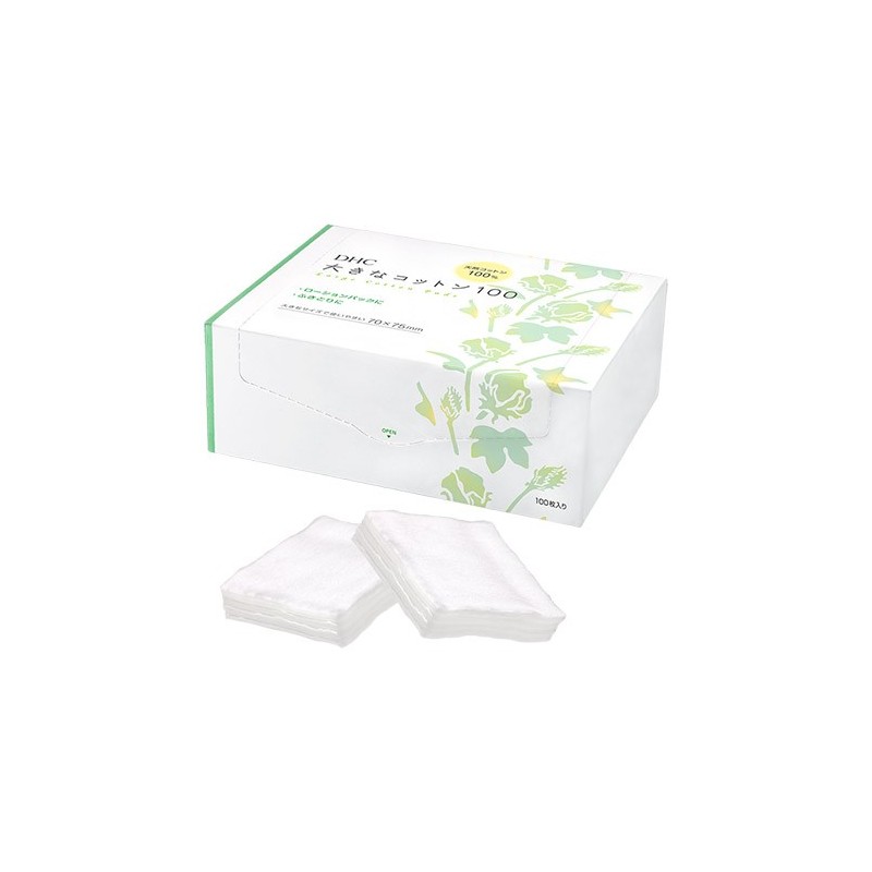 DHC Large Cotton 100 | StoreJPN płatki kosmetyczne do demakijażu oczu i ust