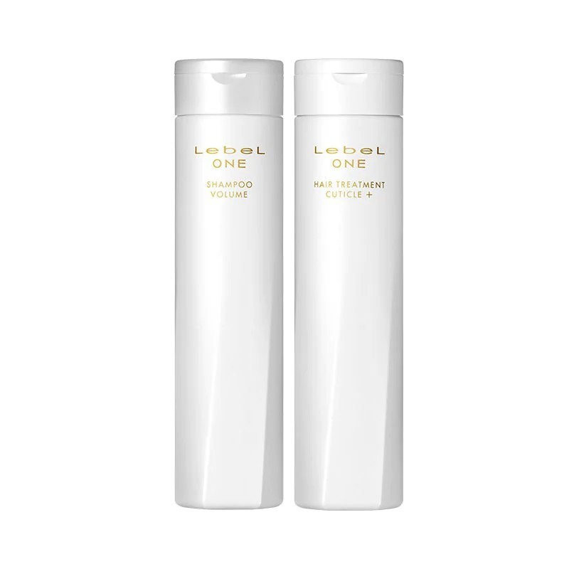LebeL ONE Shampoo Volume & Hair Treatment Cuticle Plus+ Set | StoreJPN Pielęgnacja włosów szampon