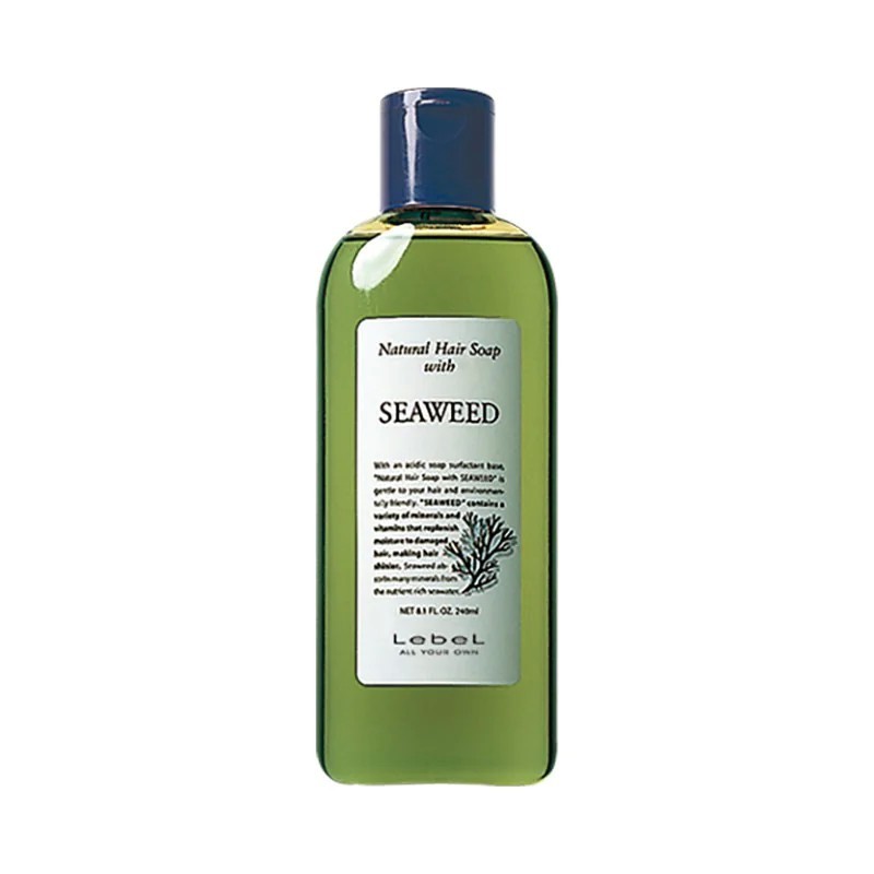 LebeL Natural Hair Soap & Treatment with SEAWEED | StoreJPN Care hair shampoo